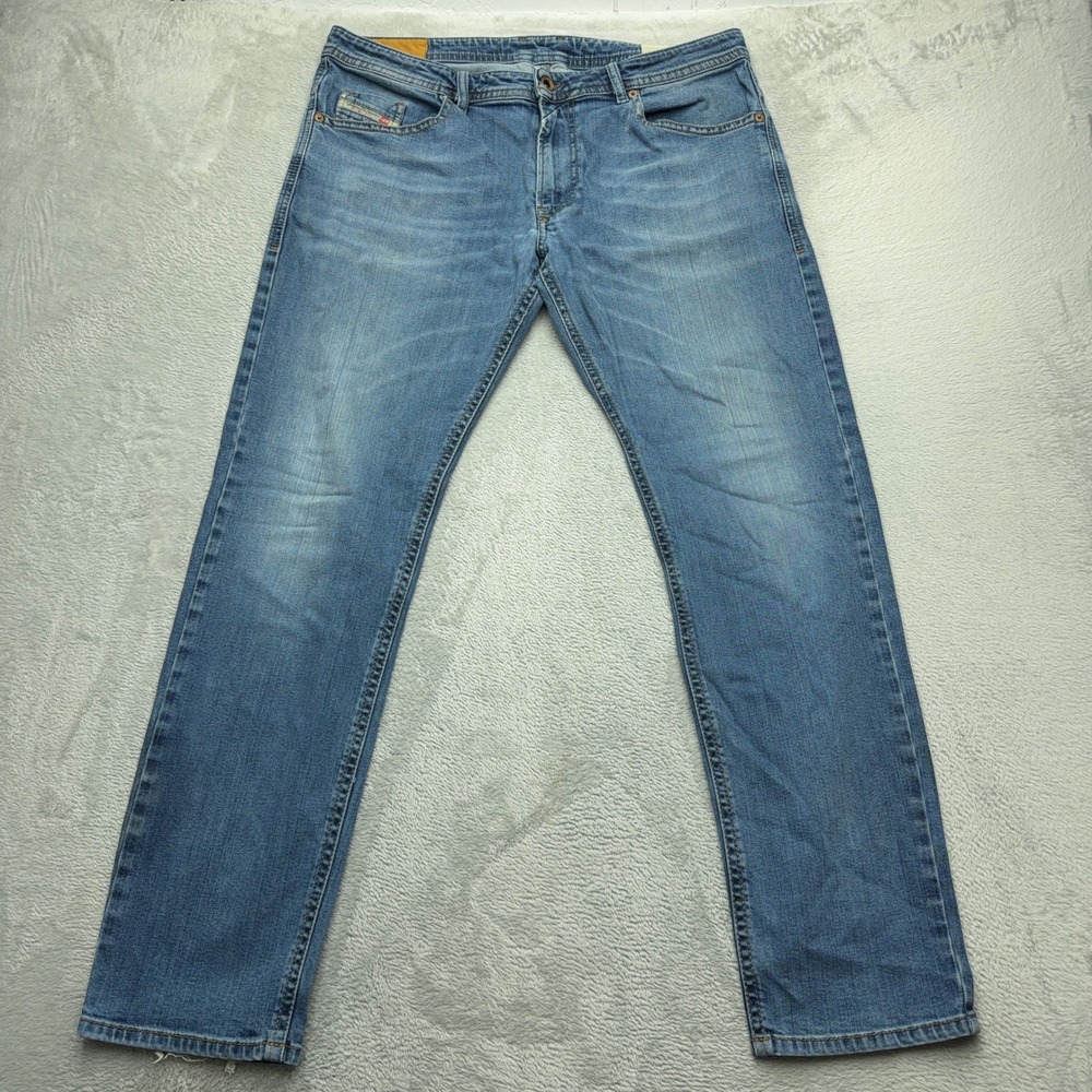 Diesel Jeans Mens 36 Blue Thommer Slim Fit Stretch Denim Casual Five Pocket
